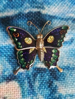 Vintage Butterfly Brooch